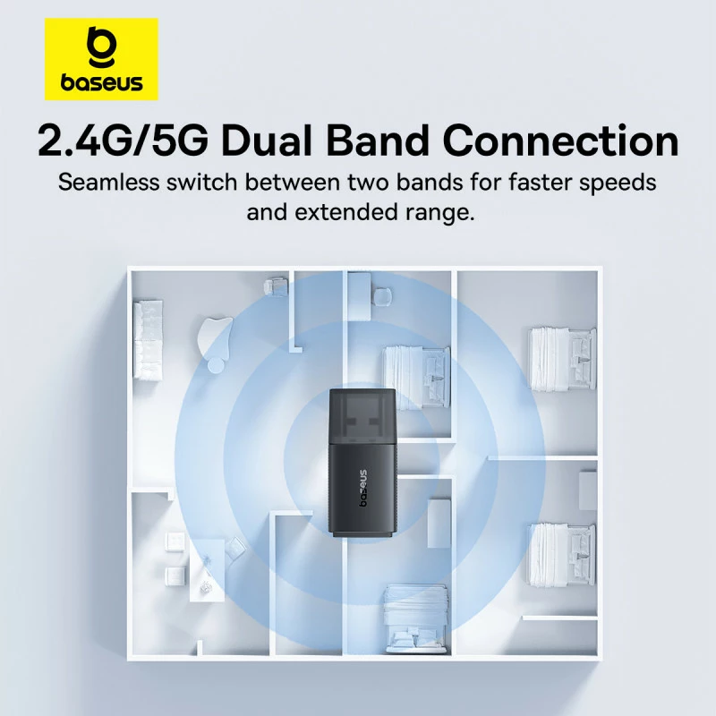 Adapter rrjeti USB Baseus BS-OH170, 650Mb/s, 5GHz, i zi