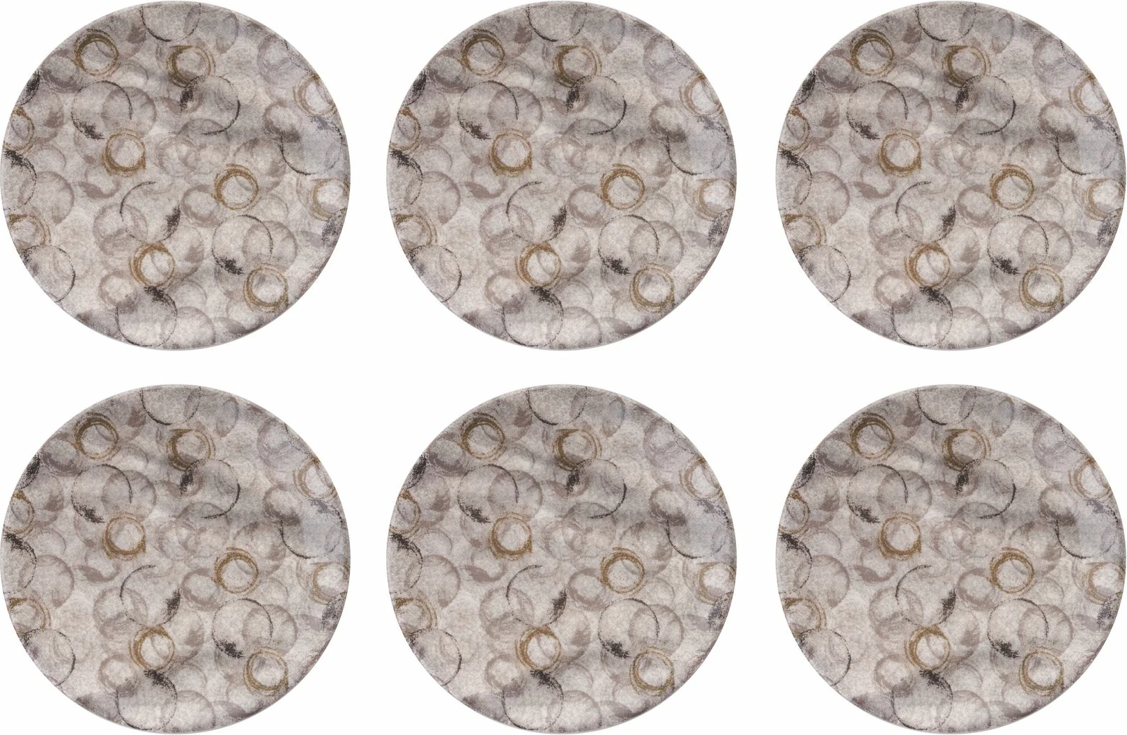 Set pjatash ëmbëlsirash (6 copë), Hermia Concept, Bubble