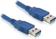Kabllo USB 3.0 DeLOCK USB-A (mashkull) në USB-A (mashkull), 2 m, SuperSpeed 5 Gbit/s, e kaltër