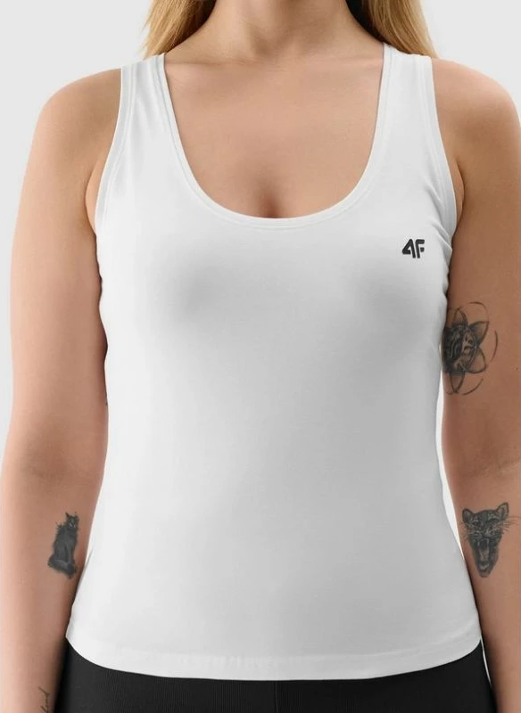 Maicë për femra 4F, e bardhë