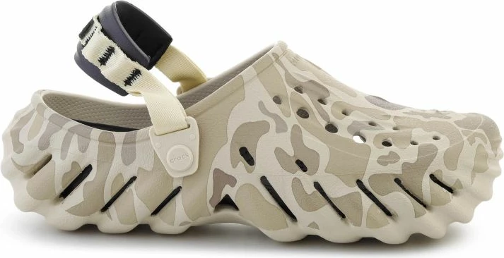Atlete unisex Crocs Echo Duck Camo Clog 211981-2YJ, bone/black