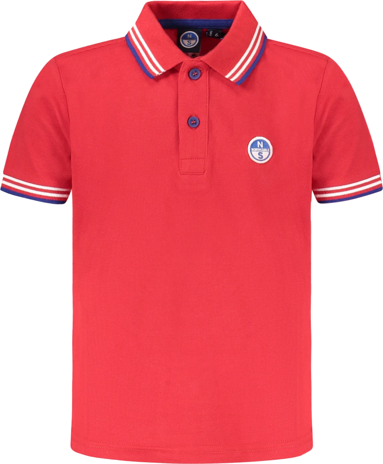 Maicë polo për djem NORTH SAILS, e kuqe