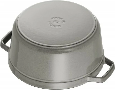 Cocotte Staub 20 cm, gize, gri