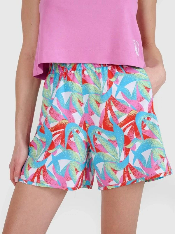 Shorce plazhi për femra 4f, shumëngjyrëshe