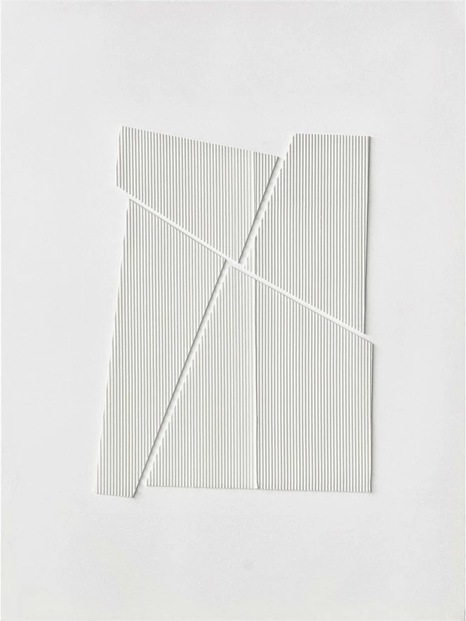 Pikturë dekorative WHITESHADOW, kanavacë e bardhë, 75x100x3.8cm