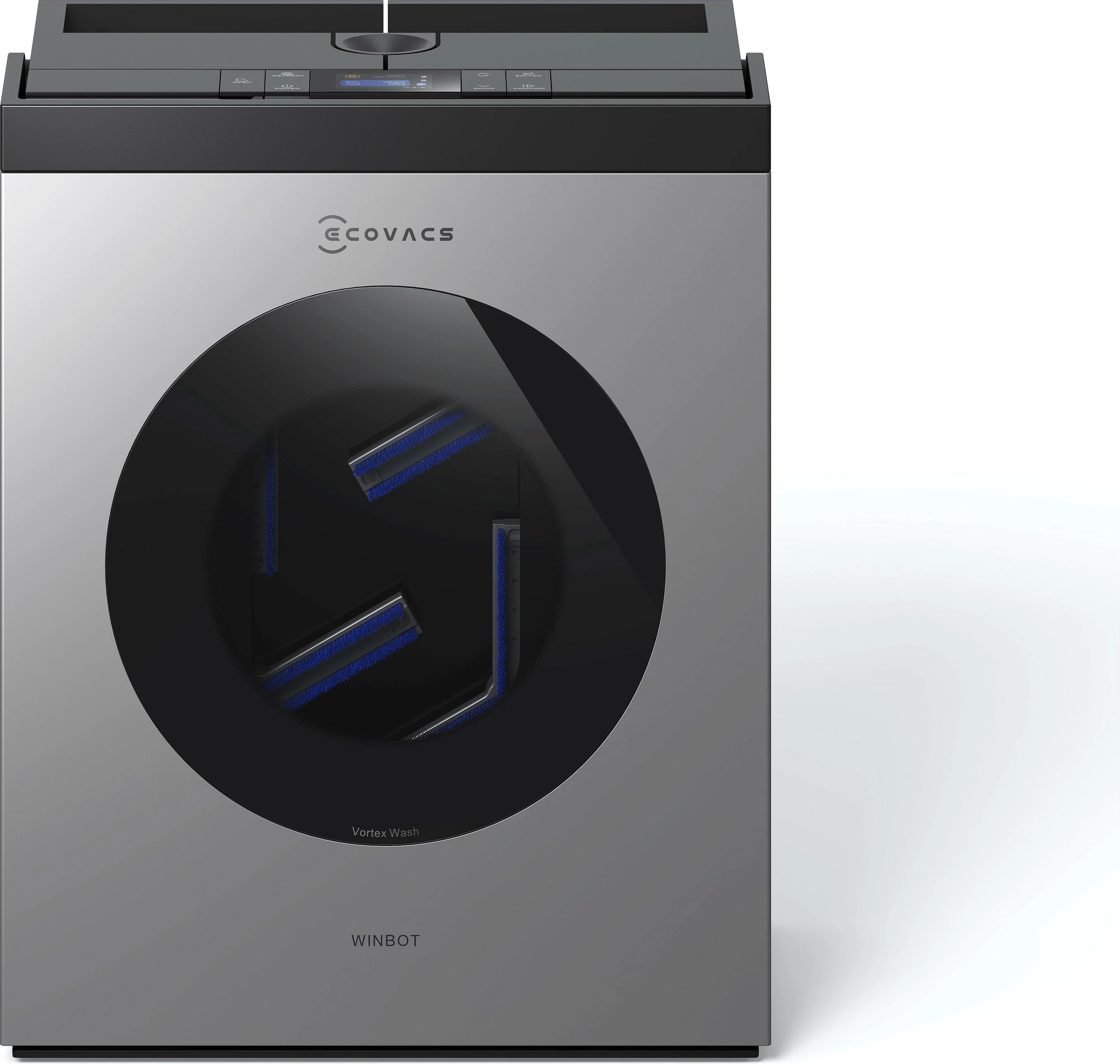 Robot pastrues dritaresh ECOVACS WINBOT W3 OMNI, 8000 Pa, 95 W, argjend/bardhë