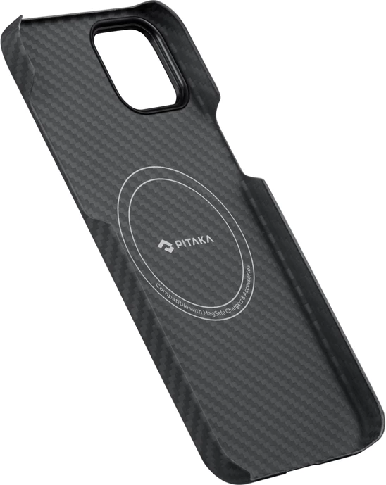 Mbështjellës PITAKA MagEZ Case 3 për iPhone 14 Plus, 1500D, zi/gri 8