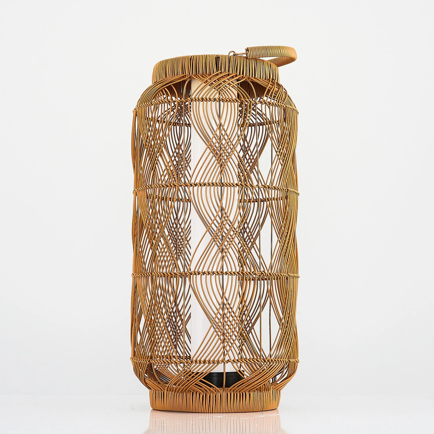 Llambë dyshemeje Opviq, 4457-S05, ngjyrë lisi dhe e zezë