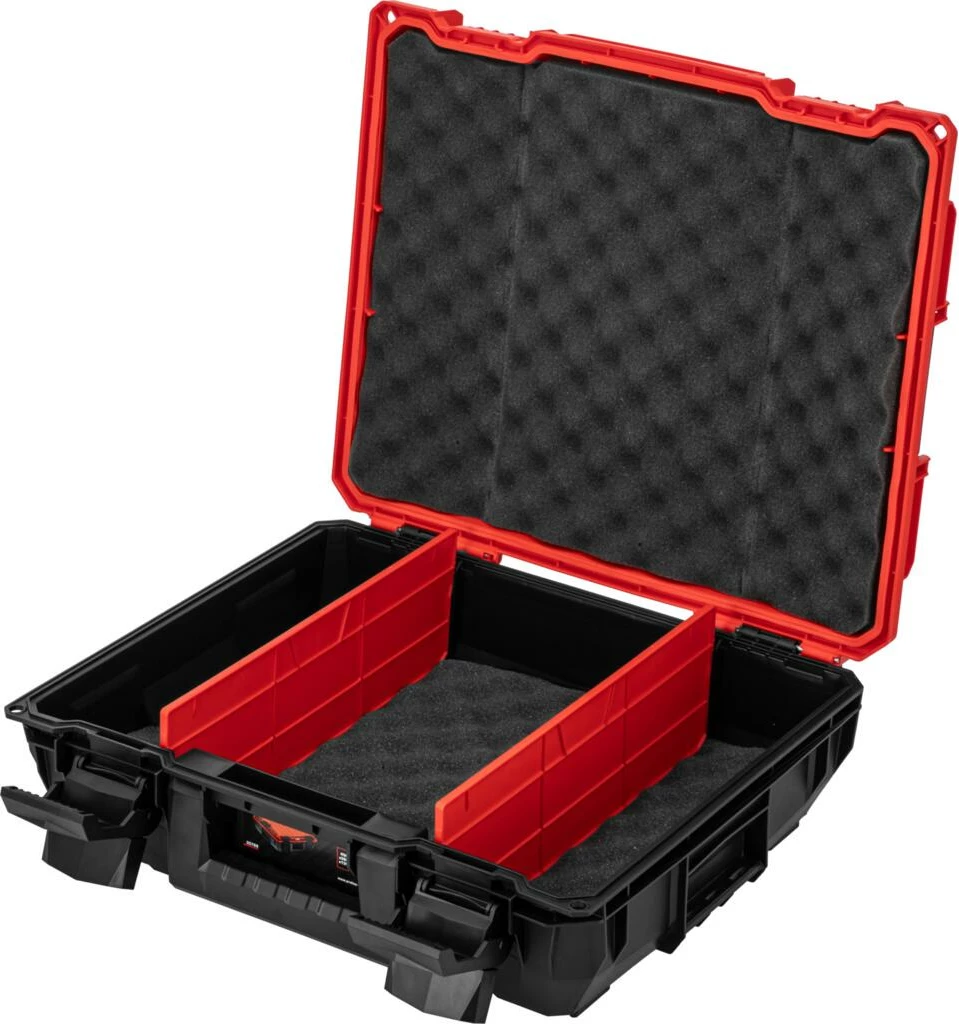 Kuti veglash modulare Proline 35769 45×38×13.5 cm, zezë/kuqe