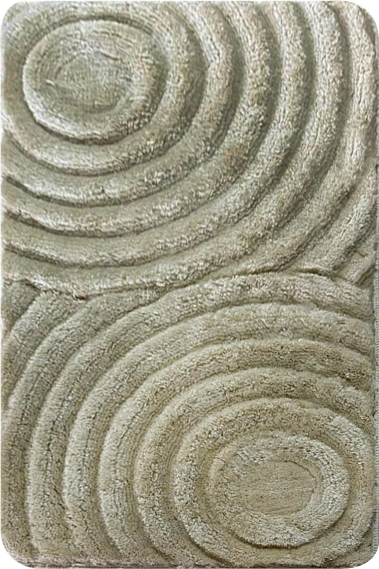 Qilim banjoje akrilik, model valë, ngjyrë gur, 70x120cm
