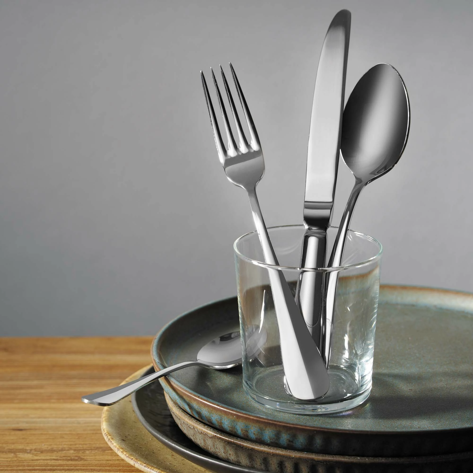 Lugë demi-tasse OVE Baguette 133 mm, çelik inox 18/10, set 12 copë, argjendtë