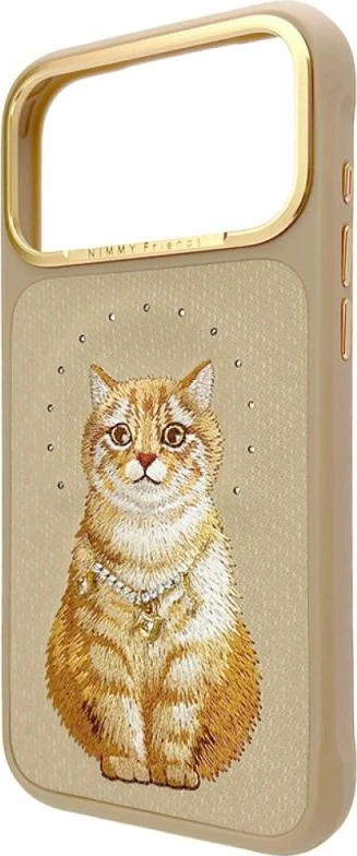 Kutí iPhone Nimmy Lucky Fashion Cat MagSafe, kafe, iPhone 17 Pro