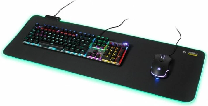 Mouse pad gaming iBox, e zezë