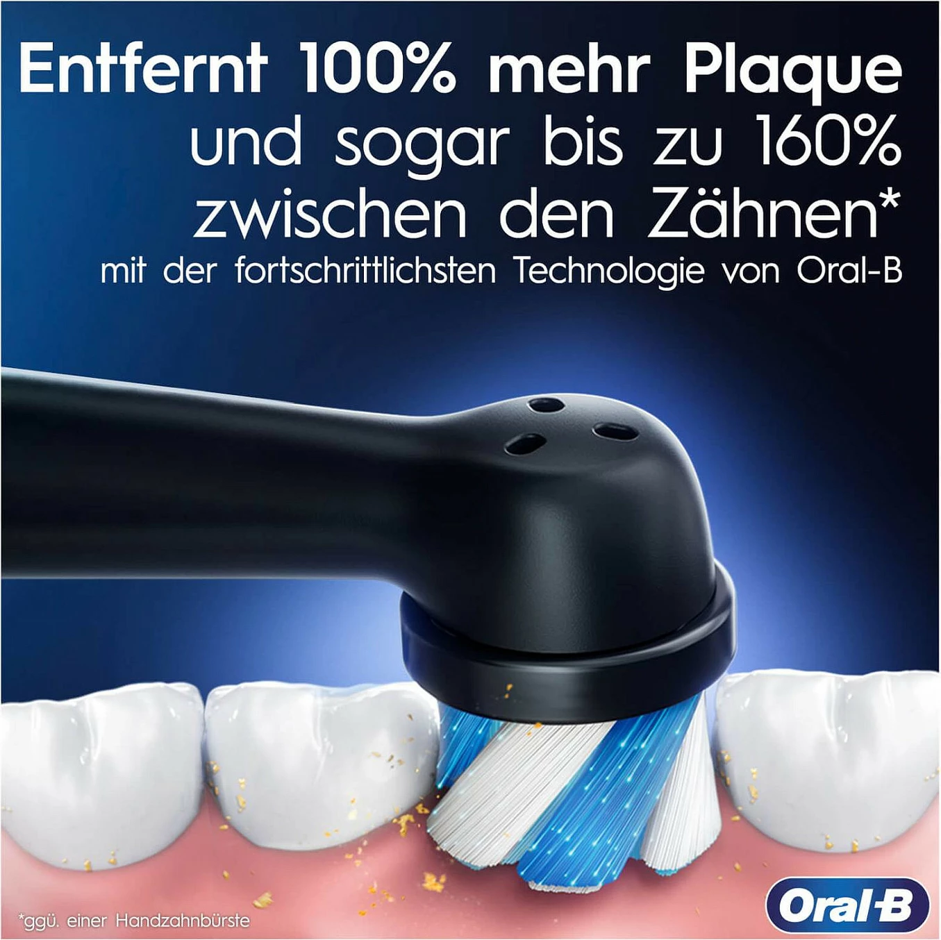 Furçë dhëmbësh elektrike Oral-B iO Series 4, Adult, Daily care, Sensitive, Super sensitive, Whitening, Black