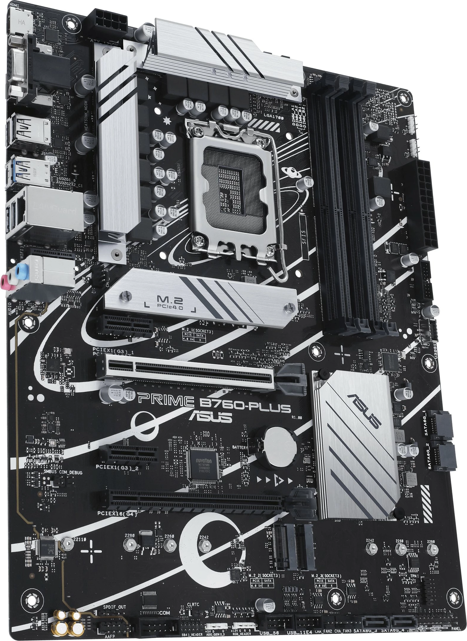 Pllakë amë ASUS PRIME B760-PLUS, Intel, LGA 1700, DDR5-SDRAM, 192 GB