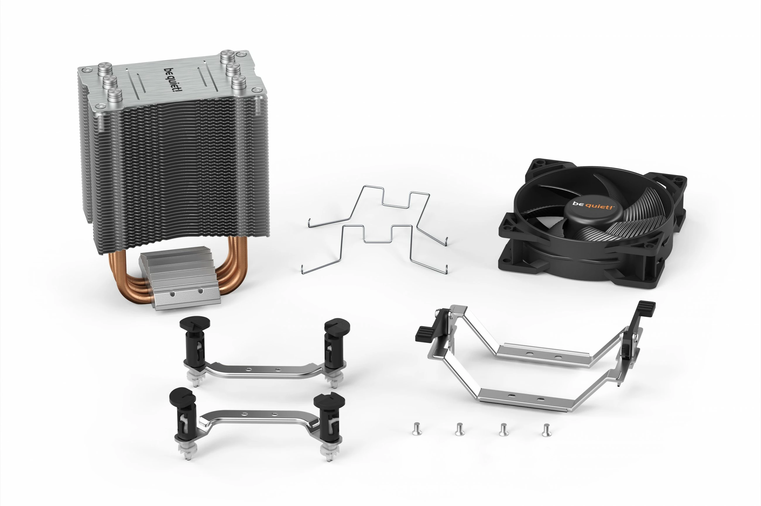 Kuler CPU be quiet! PURE ROCK SLIM 2, 9.2 cm, 2000 RPM, Silver