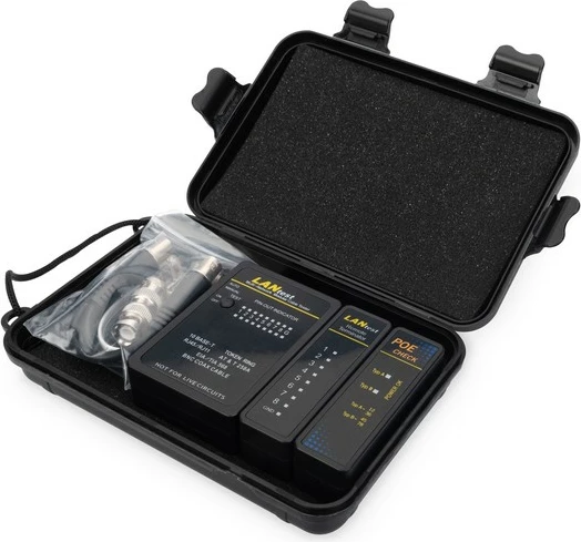 Testues kabllosh rrjeti Digitus DN-14001-1, RJ45/RJ12/RJ11/BNC, me PoE, zi