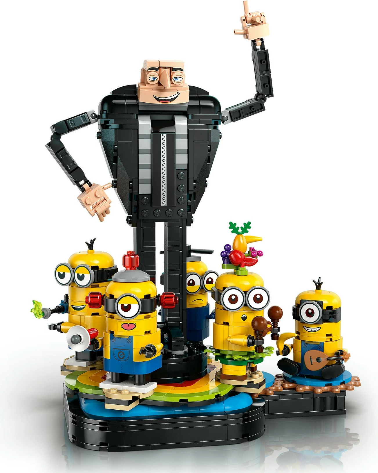 Set ndërtimi LEGO Alien Conquest Brick-Built Gru dhe Minions, 839 pjesë, 948 g