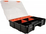 Kuti organizuese DeLOCK, 21 ndarje, 290 x 220 x 60 mm, portokalli/zezë