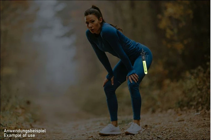 Shirit LED reflektues Kabelmeister, me blinkim, i verdhë