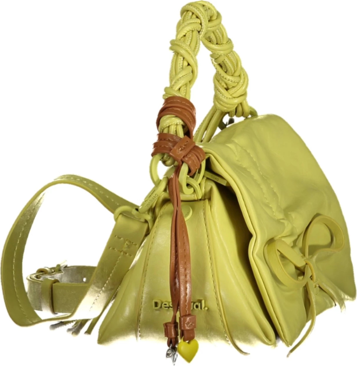 Çantë për femra DESIGUAL Rodio Naron Mini Flap Bag, e verdhë