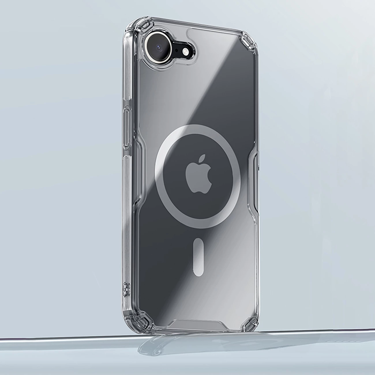 Mbështjellës Nillkin Nature Pro Magnetic për iPhone 16e, MagSafe, Transparent