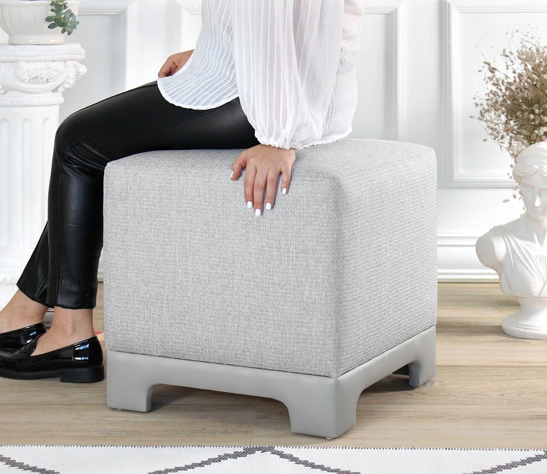 Puf Atelier del Sofa, Lenover, ngjyrë gri