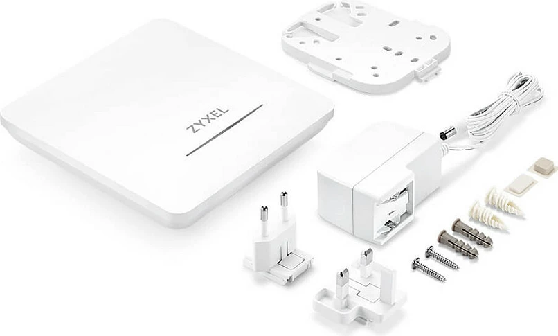Access Point Zyxel NWA50BE PRO, Wi‑Fi 7, tri-band 2.4/5/6 GHz, 2.5GbE, PoE, i bardhë