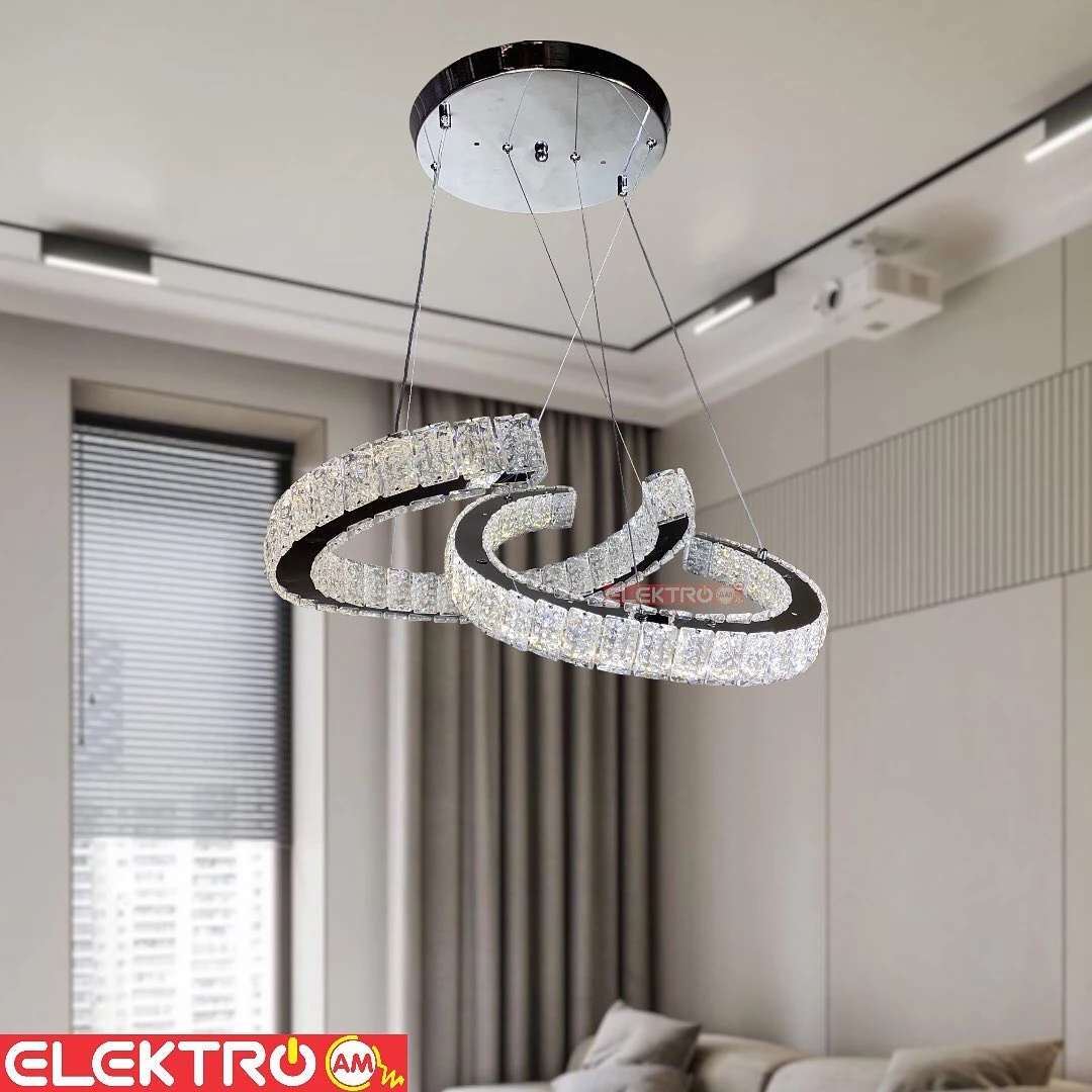 Abazhur LED kristal i varur H04