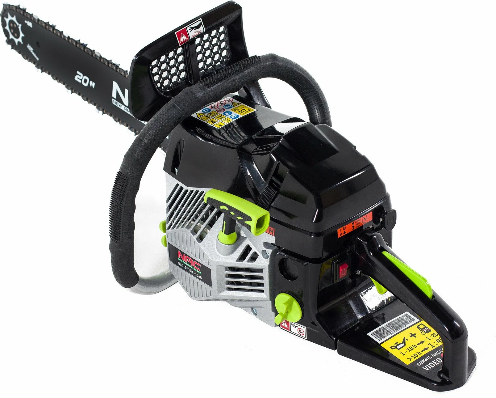 Sharrë zinxhiri NAC CST52-45-01AC 2.6 HP 49.3 cm³ shinë 45 cm zezë/jeshile