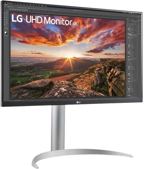 Monitor, LG, 27UP85NP-W, 27 inç 4K UHD, argjendtë
