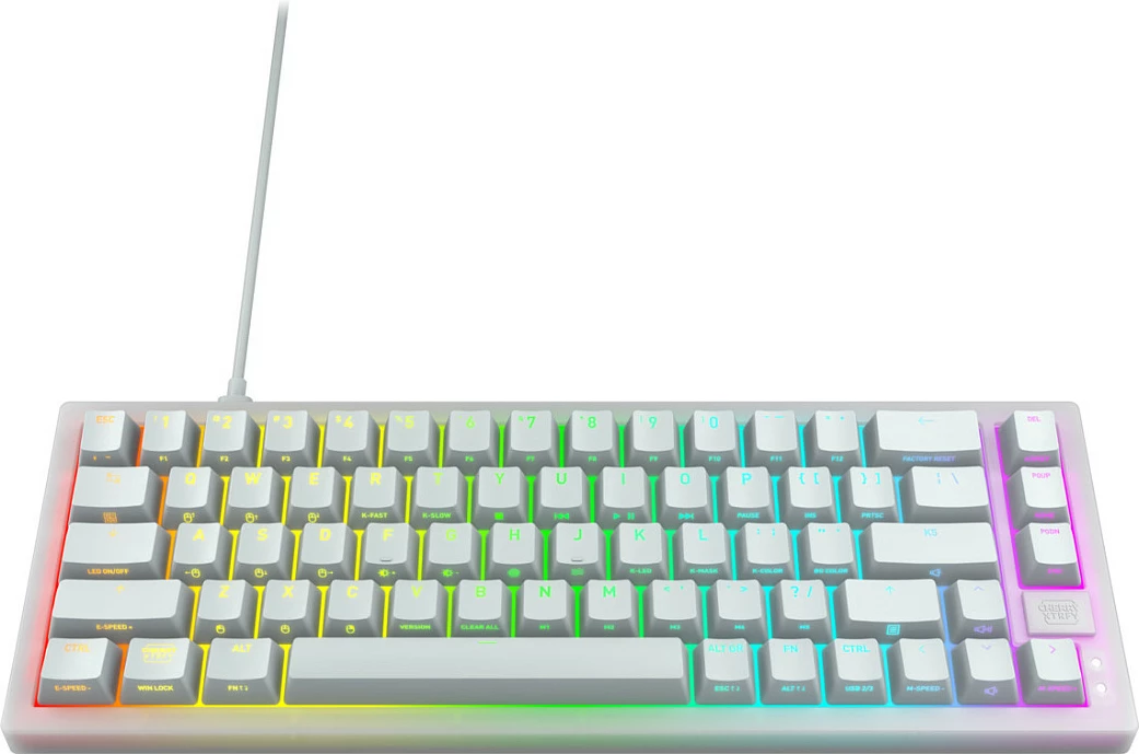 Tastierë Cherry XTRFY K5V2, US layout, MX Red, e bardhë, me kabllo