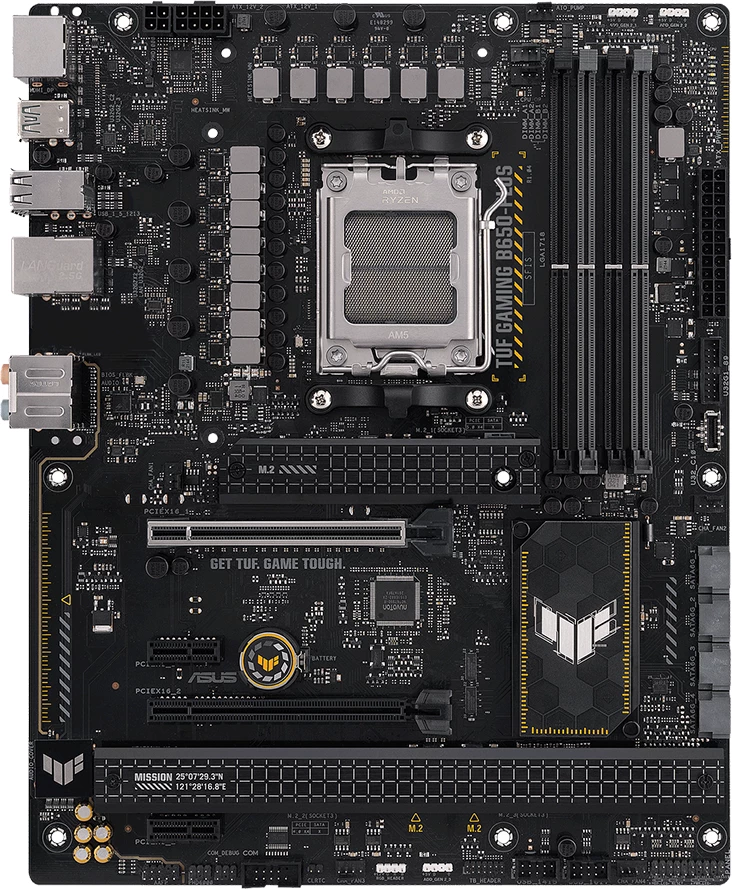 Pllakë amë ASUS TUF Gaming B650-PLUS, AM5, ATX, DDR5 128GB, 3x M.2, 4x SATA, 2.5GbE