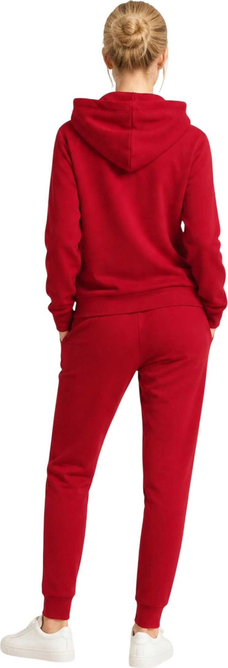 Duks me kapuç me zinxhir për femra Armani Exchange XW002814 AF13397, i kuq [Madhësia: M]