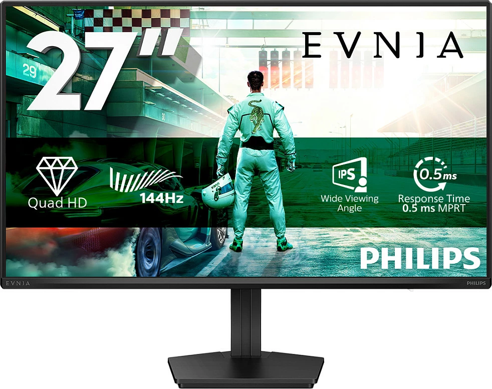 Monitor gaming Philips Evnia 27M2N3500NF/00, 27", QHD 2560x1440, IPS, 144Hz, 0.5ms, i zi