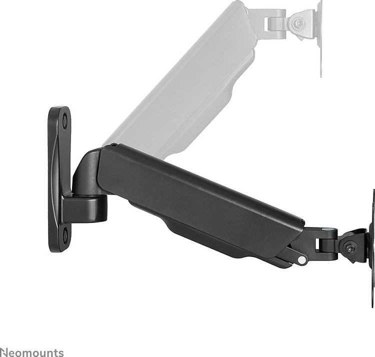 Mbajtëse muri për monitor/TV Neomounts WL70-440BL11, gas spring, full motion, 17-32 inç, e zezë