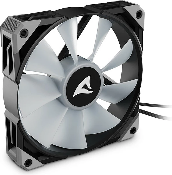 Ventilator kase Sharkoon Rebel F50 PWM 120mm, LED, i zi/gri