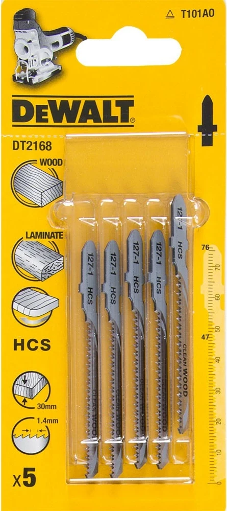 Set tehe sharrë DeWalt DT2168 76mm HCS, 5 copë