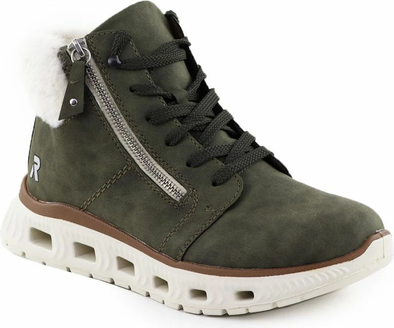 Çizme hiking për femra Rieker, të gjelbra