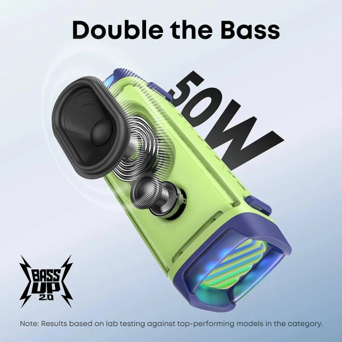 Altoparlant portativ Bluetooth ANKER Soundcore Boom 3i 50W IP68 16 orë, gjelbër