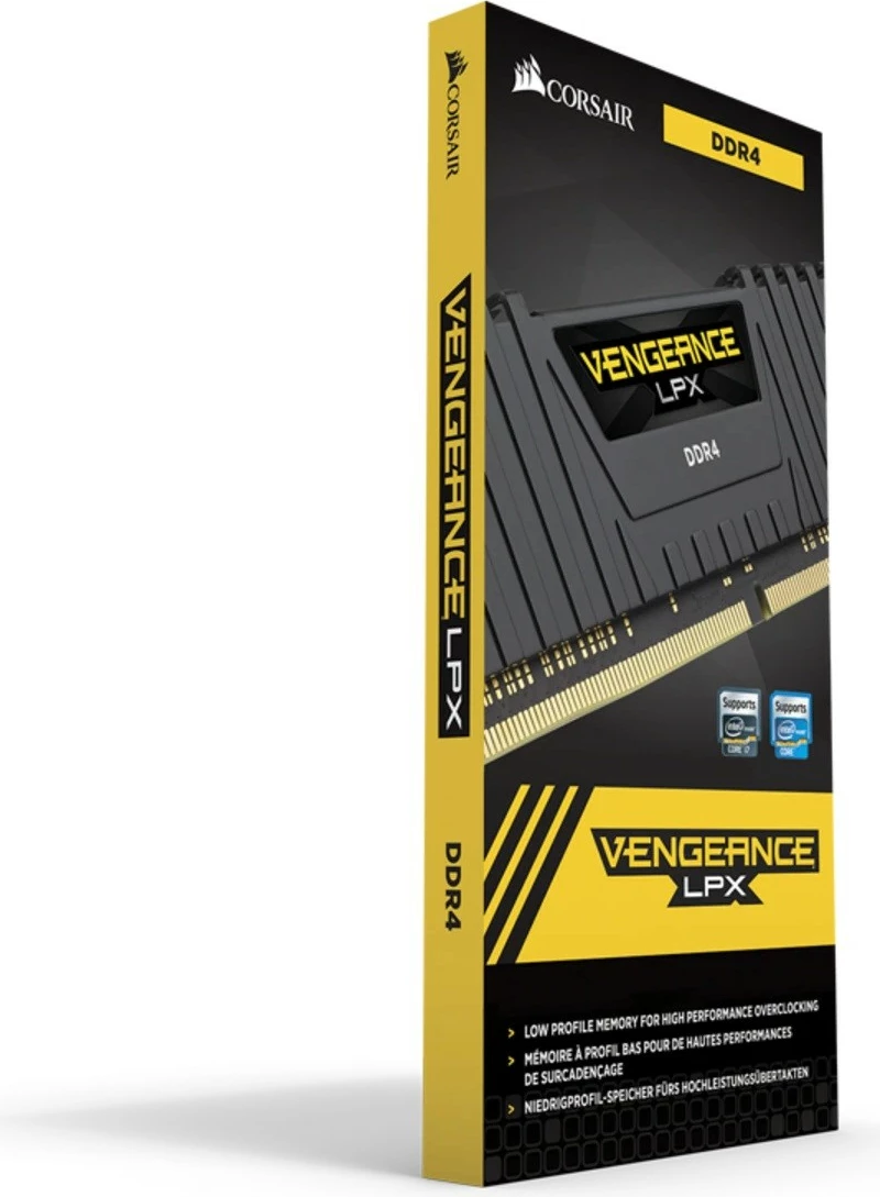RAM Memorje Corsair Vengeance LPX, DDR4, 16GB, 3000MHz, CL16, E zezë
