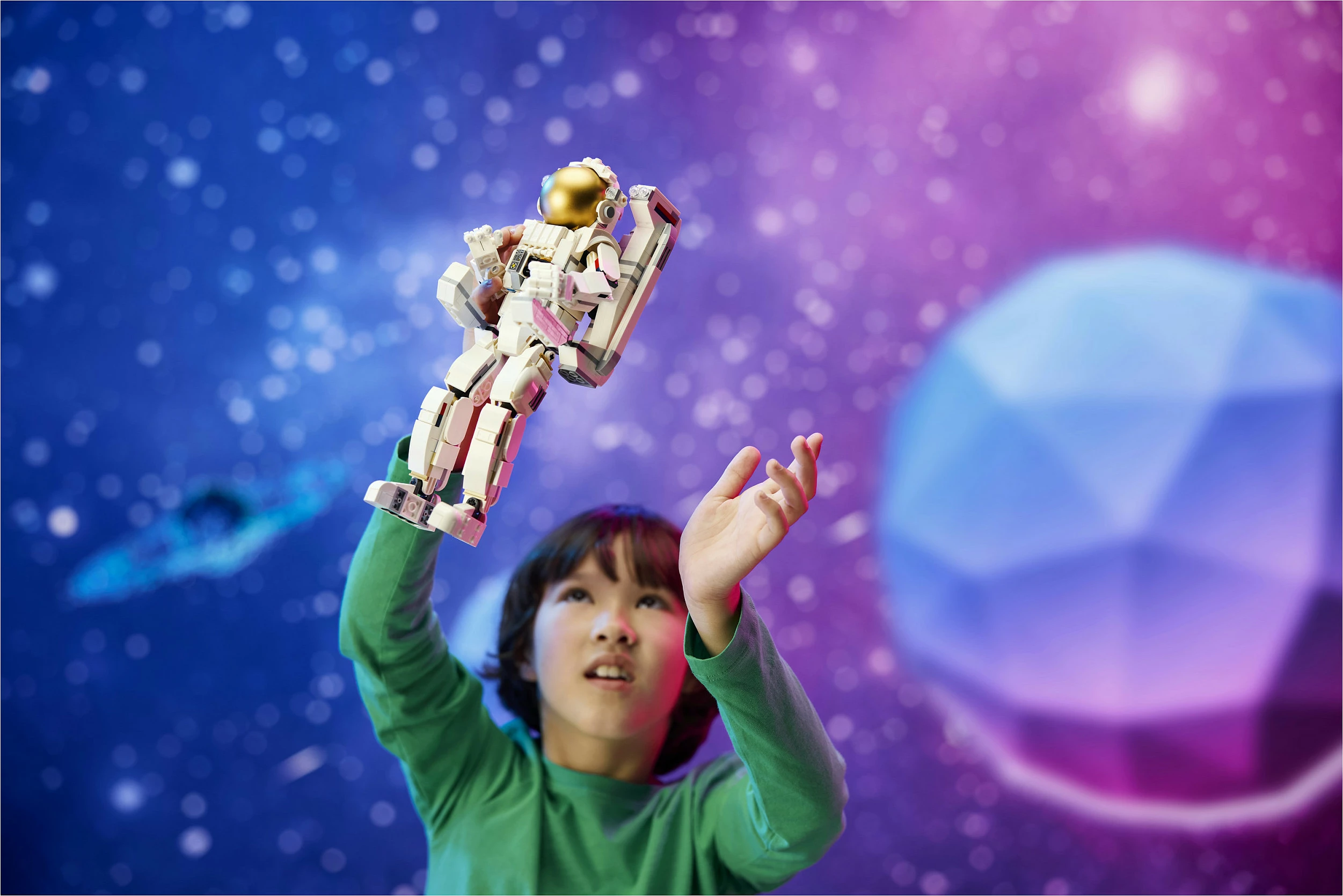 Set ndërtimi LEGO Creator 3in1 Space Astronaut 31152, 647 pjesë, multikolor