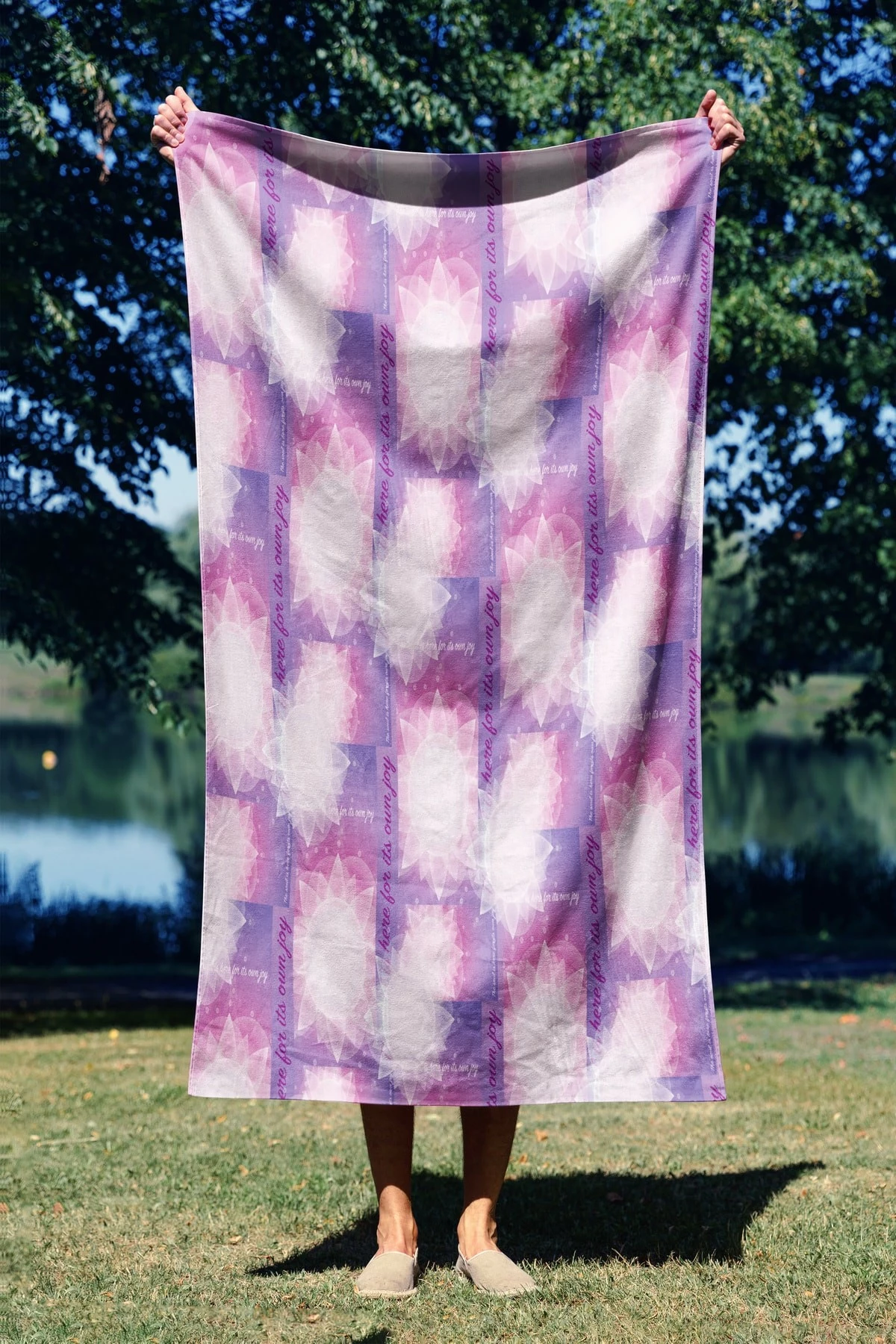 Peshqir plazhi Mijolnir, Yoga Sunrise, 70x130cm