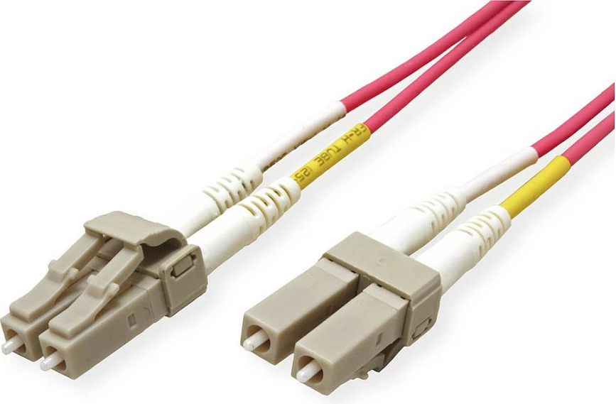 Kabllo fiber optike ROLINE 21158856, 7 m, OM4, LC-LC, full duplex, vjollcë