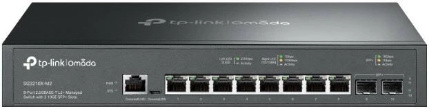 Switch TP-LINK SG3210X-M2, 8x2.5GE, 2xSFP+, Managed, i zi