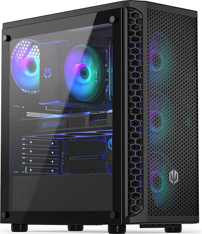 Kasë Endorfy Signum 300 ARGB, tower, xham i temperuar, ARGB, e zezë