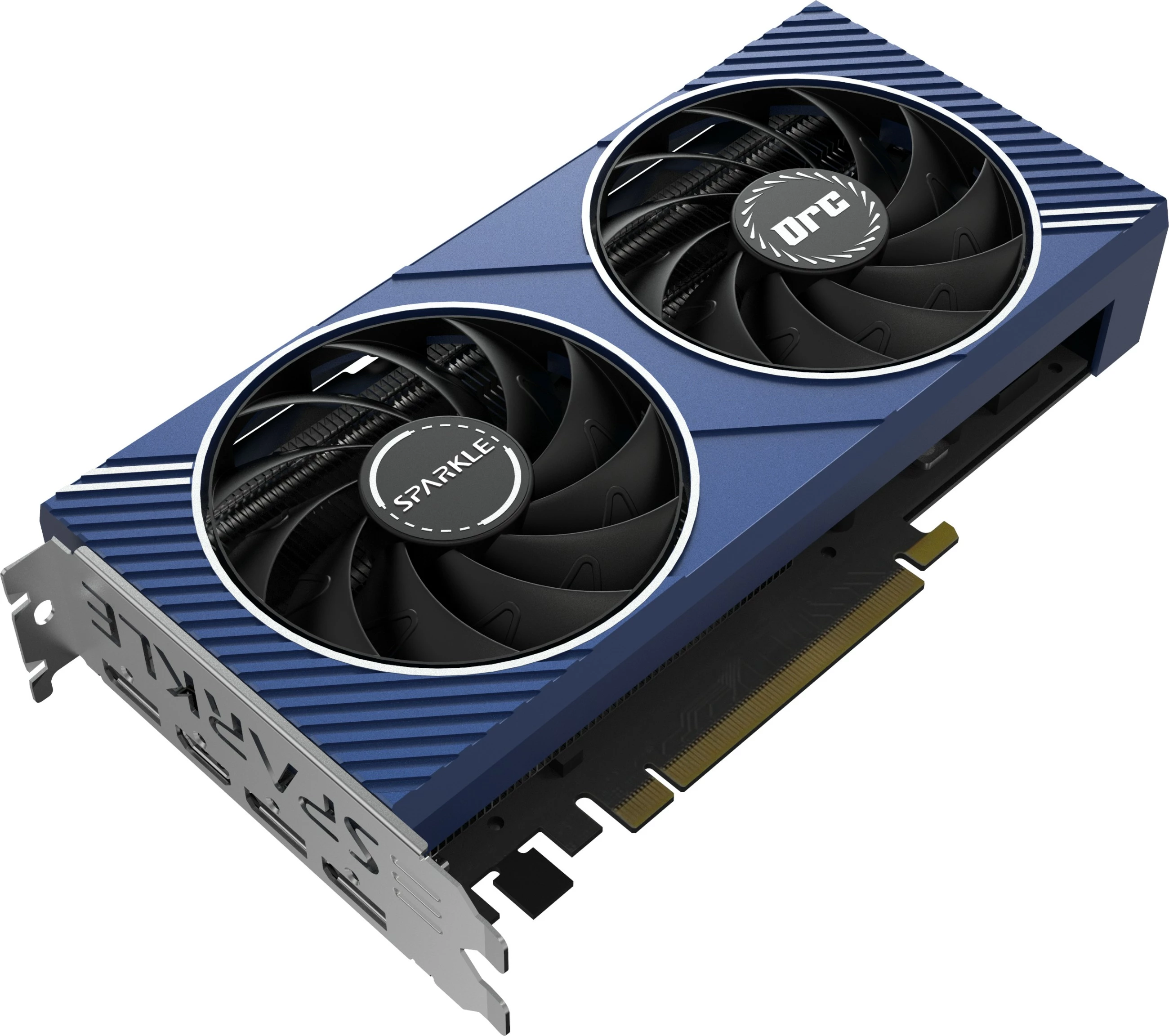 Kartelë grafike Sparkle Intel Arc A580 ORC OC Edition, 8 GB, GDDR6, PCI Express x16 4.0, Ngjyrë e zezë, blu, argjend
