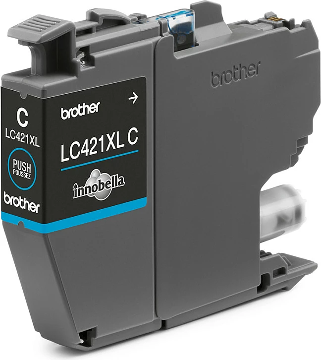 Kartrix boje Brother LC-421XLC XL, 500 faqe, Cyan