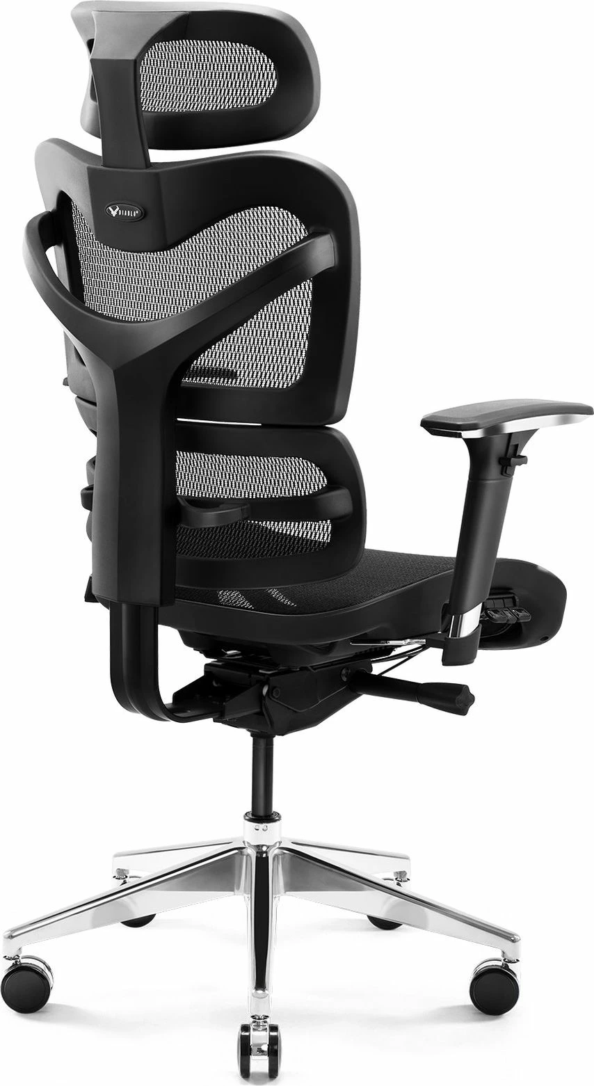 Karrige zyre Diablo Chairs V-Commander, ergonomike me rregullim lartësie/tilt, 140 kg, e zezë