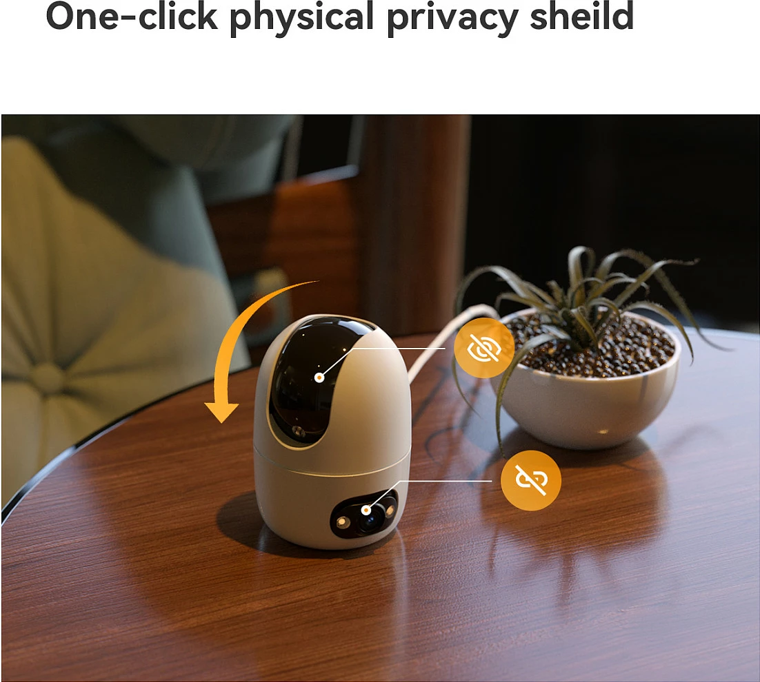 Kamerë sigurie IP Imou Ranger Dual Pro 6MP, Wi‑Fi 6, PTZ 360°, MicroSD, e bardhë